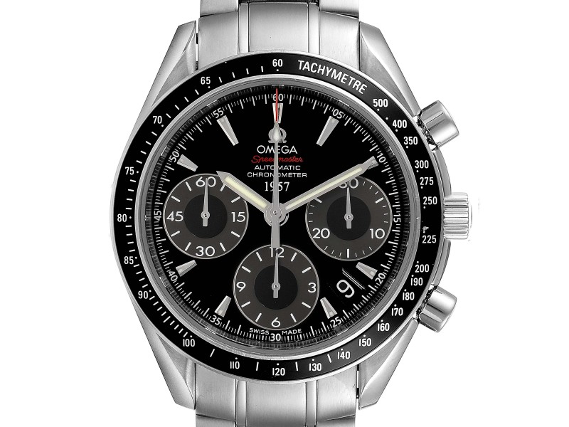 Omega Speedmaster Day Date Black Dial LE Mens Watch 323.30.40.40.01.001