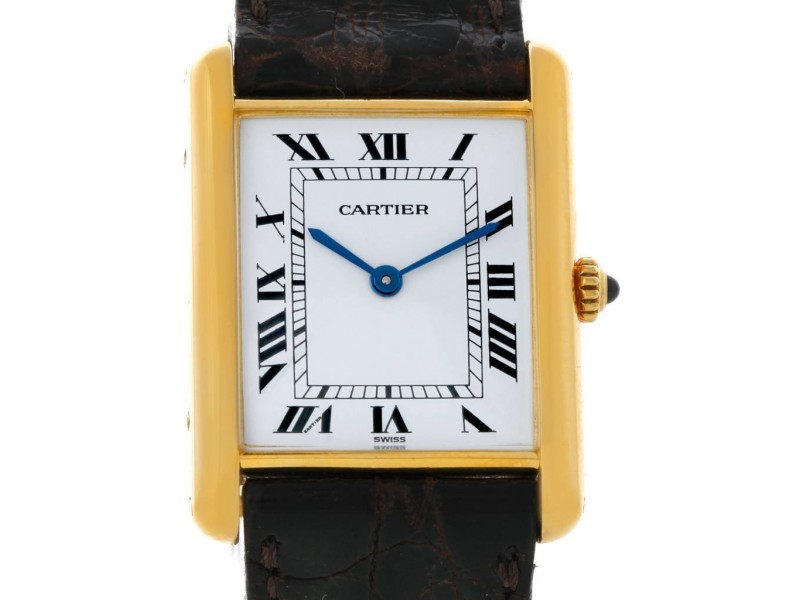 Cartier Tank Classic Paris 18K Yellow Gold Quartz Watch