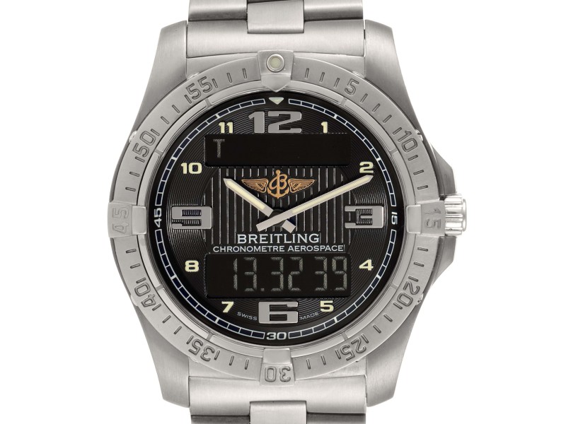 Breitling Aerospace Avantage Titanium Perpetual Alarm Watch E79362 