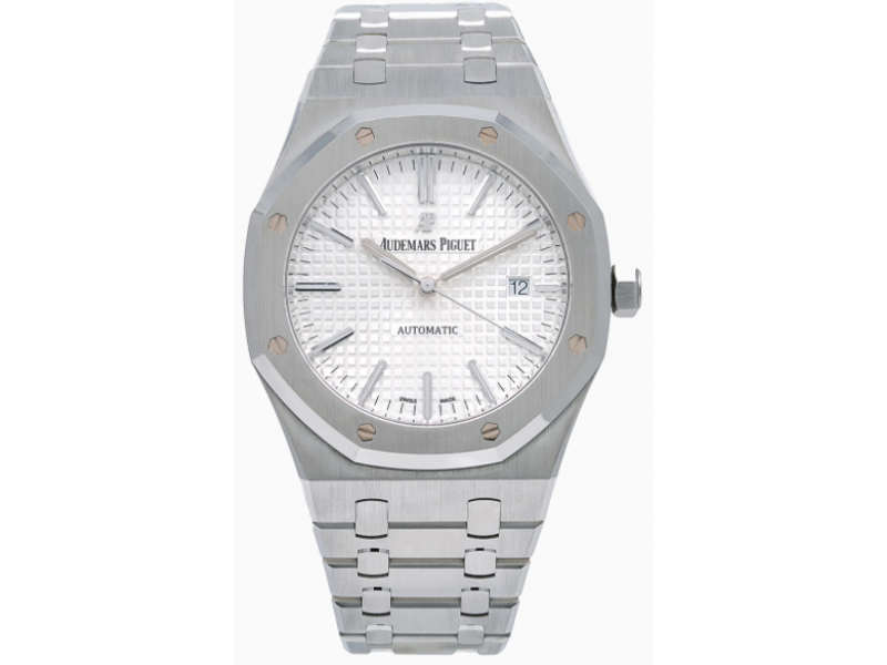 Audemars Piguet Royal Oak White Dial Stainless Steel Watch -15400ST.OO.1220ST.03