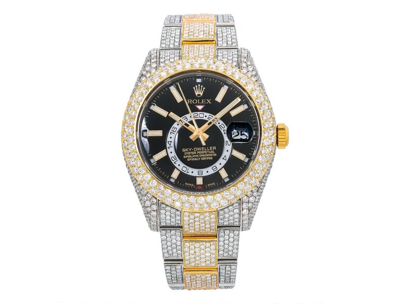 Rolex Sky-Dweller 326933 42MM Black Dial With Two Tone Oyster Bracelet