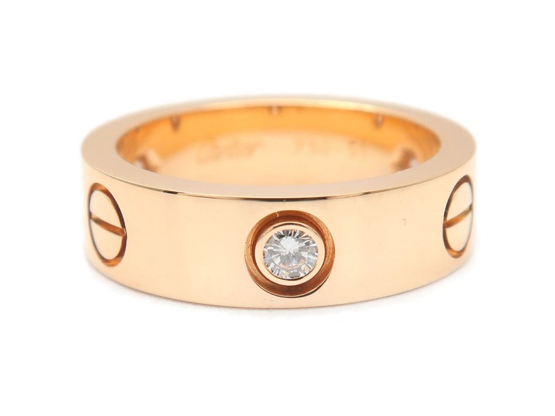 yellow gold cartier love ring