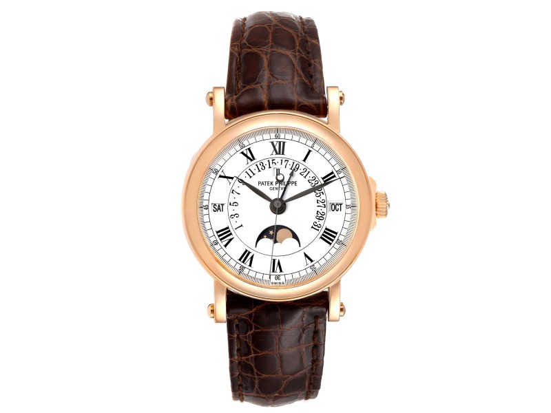 Patek Philippe Perpetual Calendar Retrograde Rose Gold Watch 