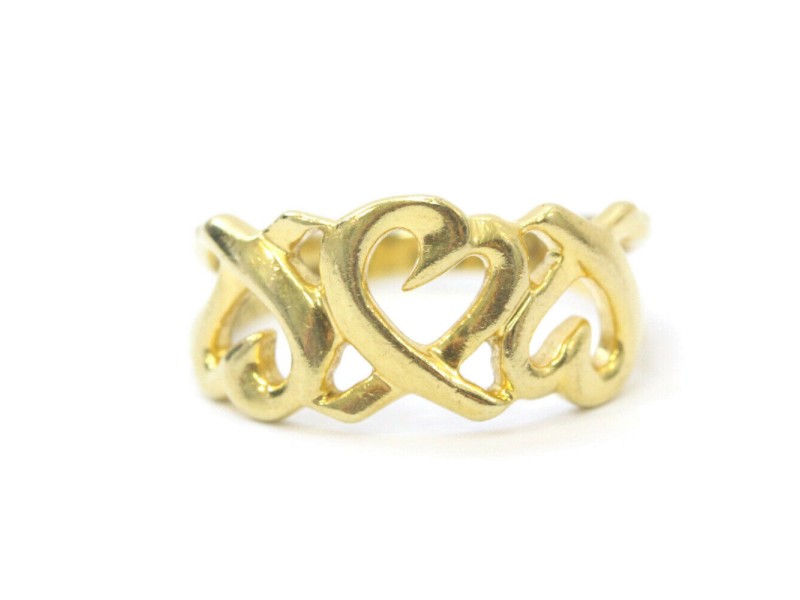 Tiffany & Co. 18k yellow Gold Loving heart Ring