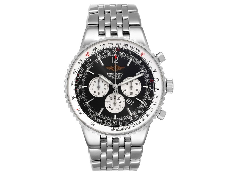Breitling Navitimer Heritage Rhodium Dial Automatic Mens Watch 
