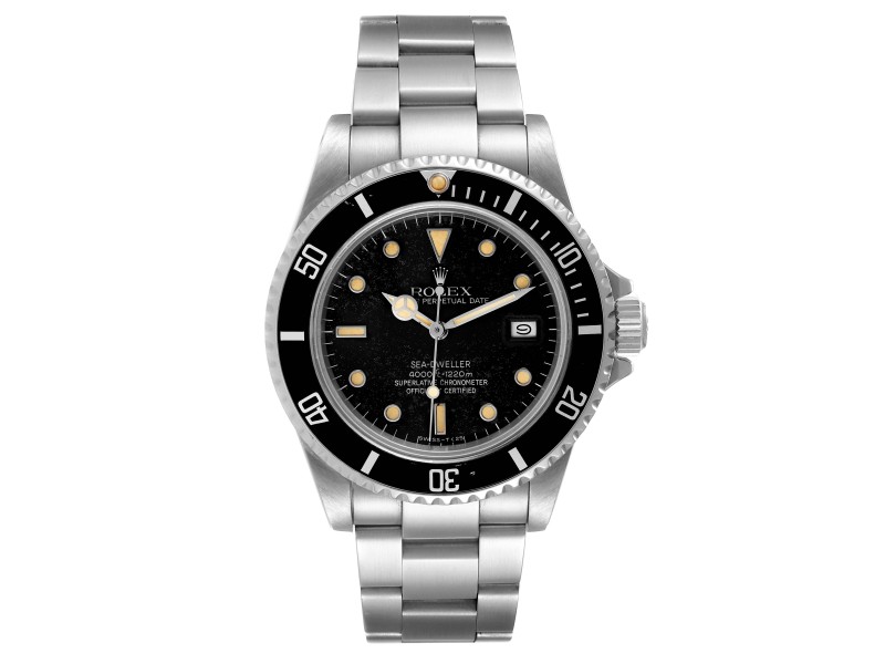 Rolex Seadweller Automatic Steel Frosted Dial Vintage Mens Watch 