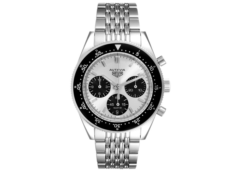Tag Heuer Autavia Heritage Silver Dial Steel Mens Watch 