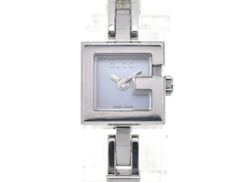 GUCCI 102/YA102537 SS G mini G logo Quartz Watch LXGJHW-526
