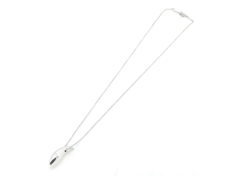 Tiffany & Co. silver fish necklace