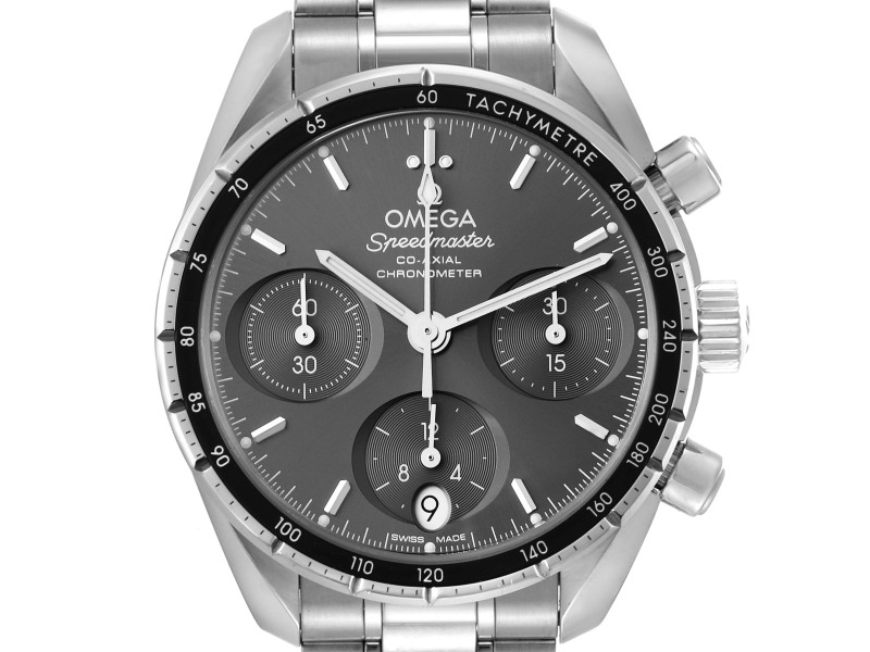 Omega Speedmaster Co-Axial 38 Chronograph Steel Mens Watch 