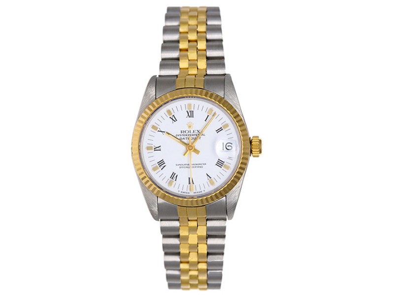Rolex Datejust 68273 Stainless Steel and 18K Yellow Gold 31mm Unisex Watch 