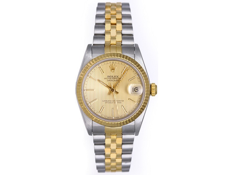 Rolex Datejust 68273 Stainless Steel and 18K Yellow Gold 31mm Unisex Watch