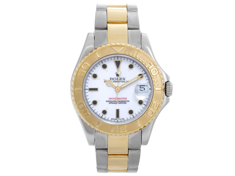 Rolex Yacht-Master 68623 Stainless Steel & 18K Yellow Gold Automatic 35mm Unisex Watch 
