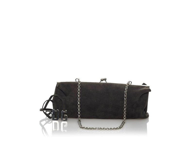 Dolce&Gabbana Suede Chain Shoulder Bag