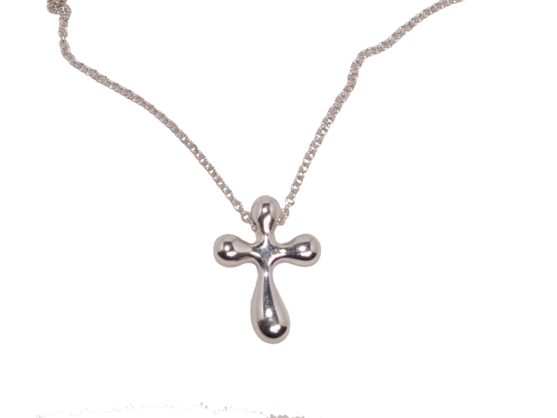 Tiffany & Co. Elsa Peretti Sterling Silver Pendant Necklace