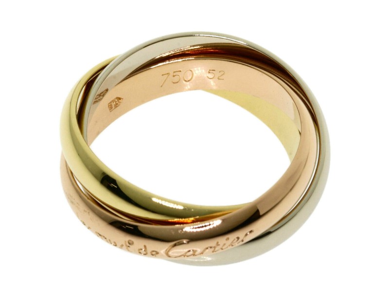 CARTIER 18k Yellow Gold Trinity Ring LXGQJ-1105