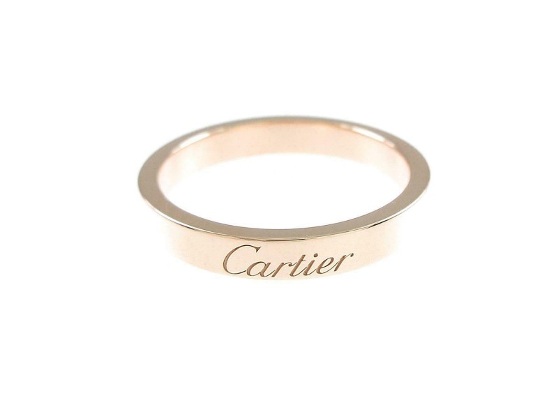 Cartier 18K Pink Gold C de Cartier wedding Ring LXGYMK-591