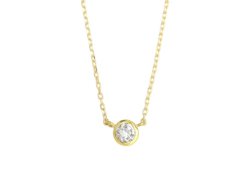 18k yellow gold Diamond Necklace
