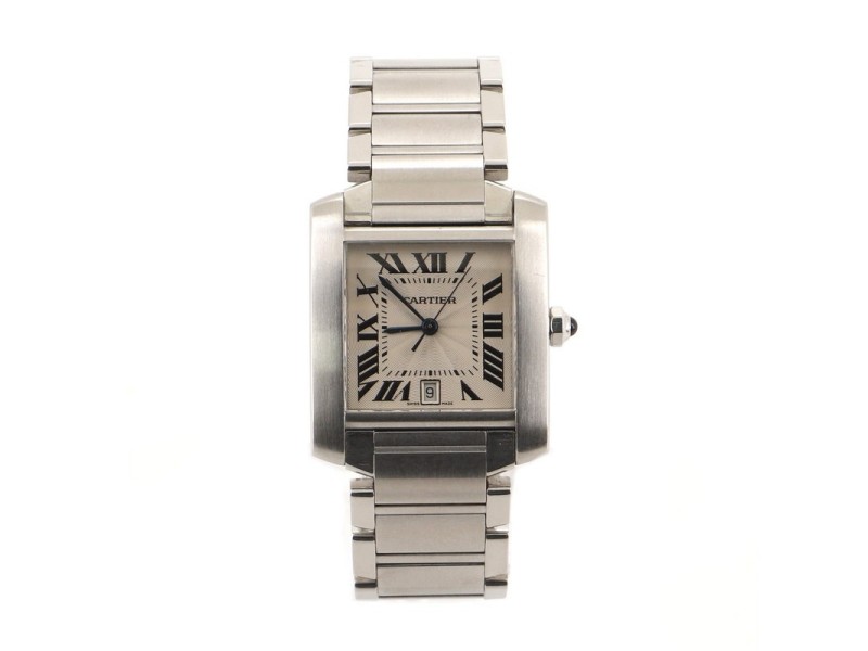 cartier stainless steel automatic watch