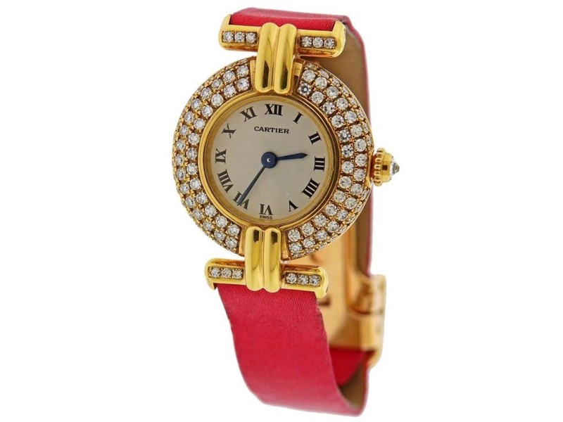 Cartier Panthere Gold Diamond Watch