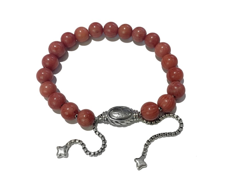 David Yurman Spiritual Beads Bracelet with Red Coral