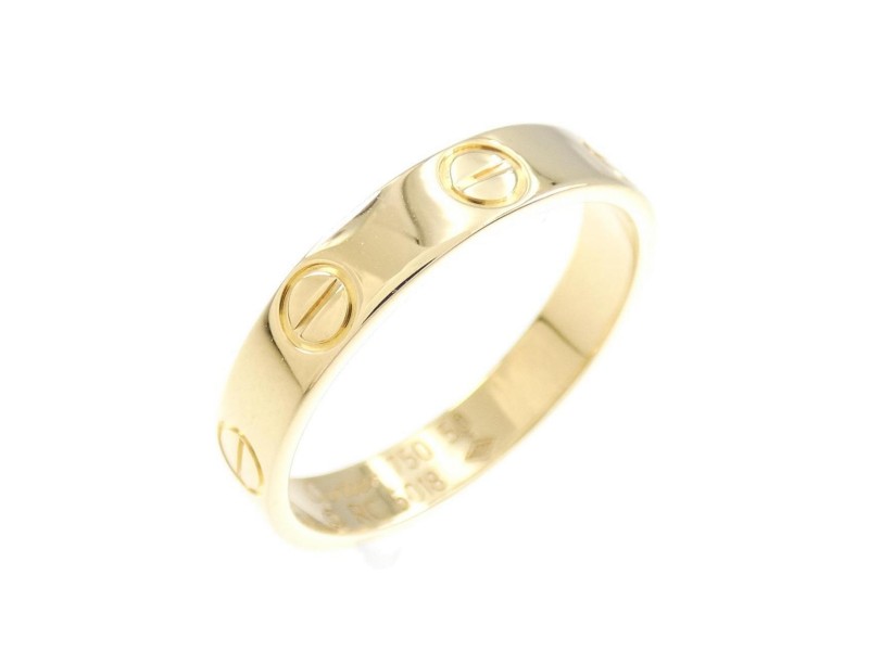 Cartier Mini Love 18k Yellow Gold Ring  