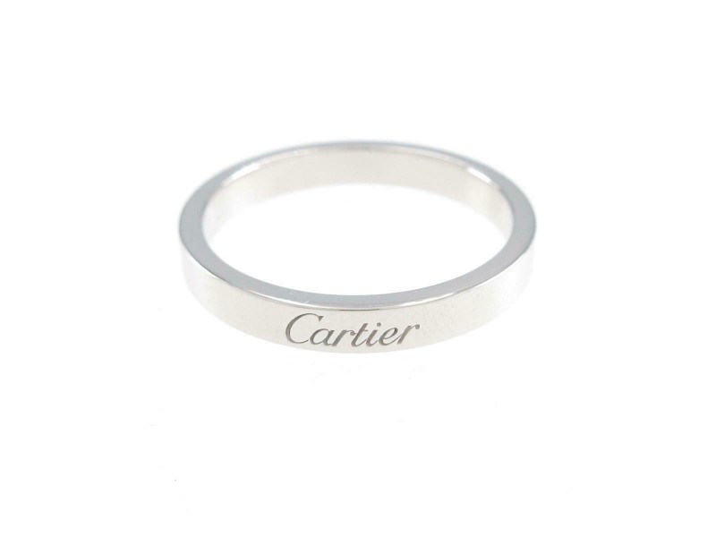 Cartier 950 Platinum Engraved de Ring LXGYMK-282