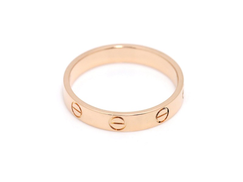 Cartier   Pink Gold Mini Love Ring  