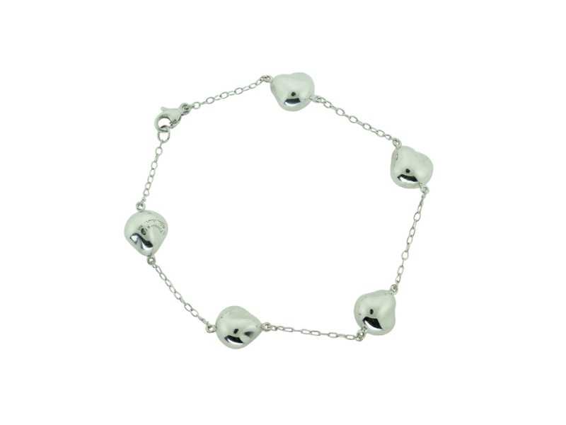 Tiffany & Co. Silver Peretti Nugget Bean Bracelet 