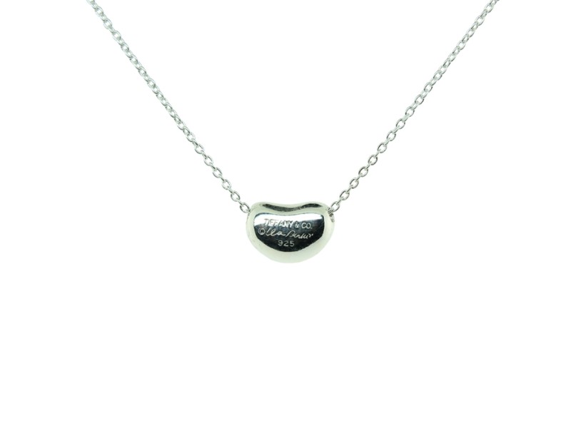Tiffany Bean Pendant Necklace 