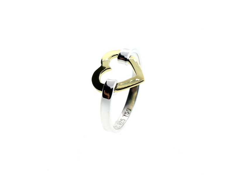 Tiffany & Co. 18k Gold Heart Ring 