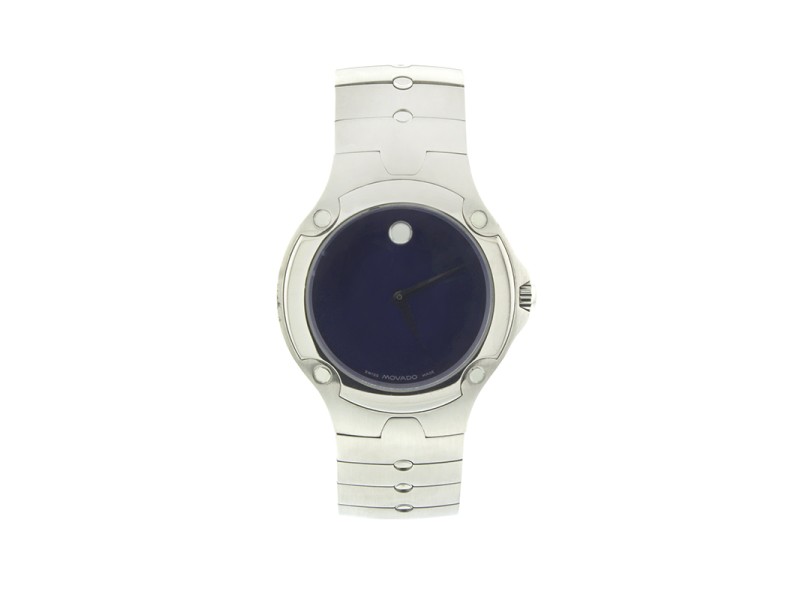 Movado Sports Edition 0604702 Men's Blue Dial Watch Model 