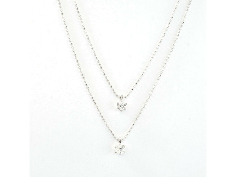 18k white gold Diamond Necklace