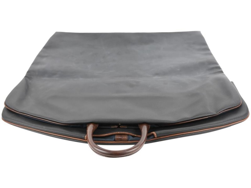 Bottega Veneta Black Leather Garment Cover Travel Bag 235bot211