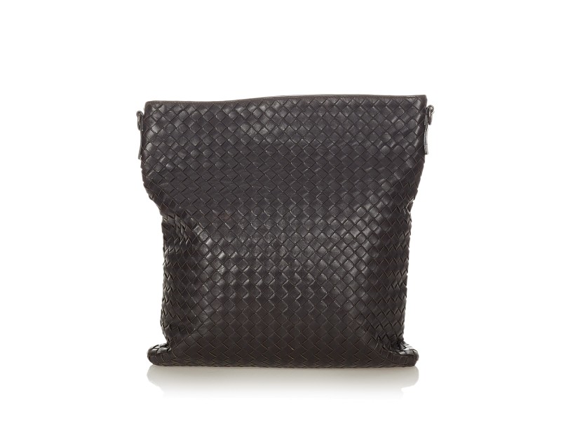 Bottega Veneta Intrecciato Leather Crossbody Bag