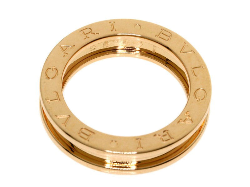 BVLGARI 18K Pink Gold Ring US (5.5) LXGQJ-125