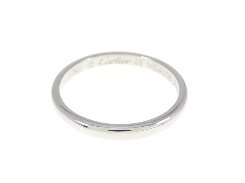Cartier 950 Platinum wedding US 5 Ring E0880