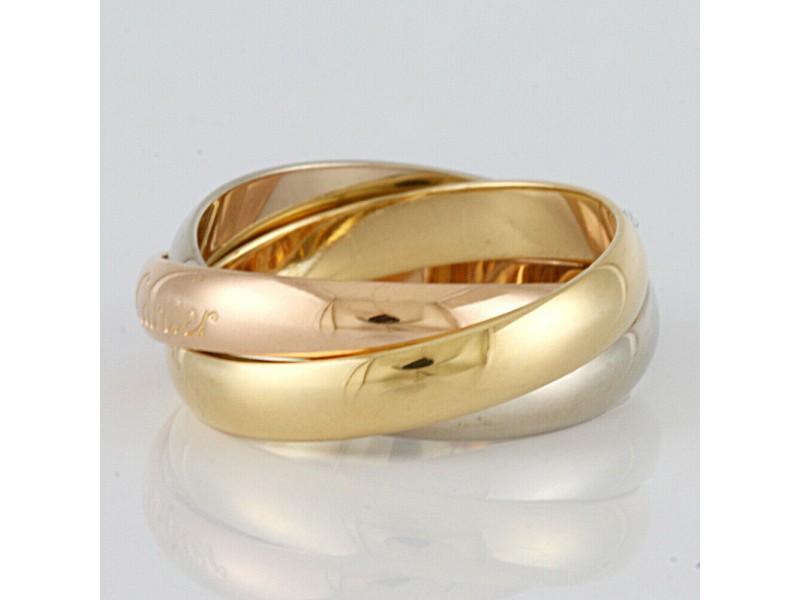 CARTIER18K Yellow , white  ,Pink  Gold    Ring  US6  EU52 LXKG-726