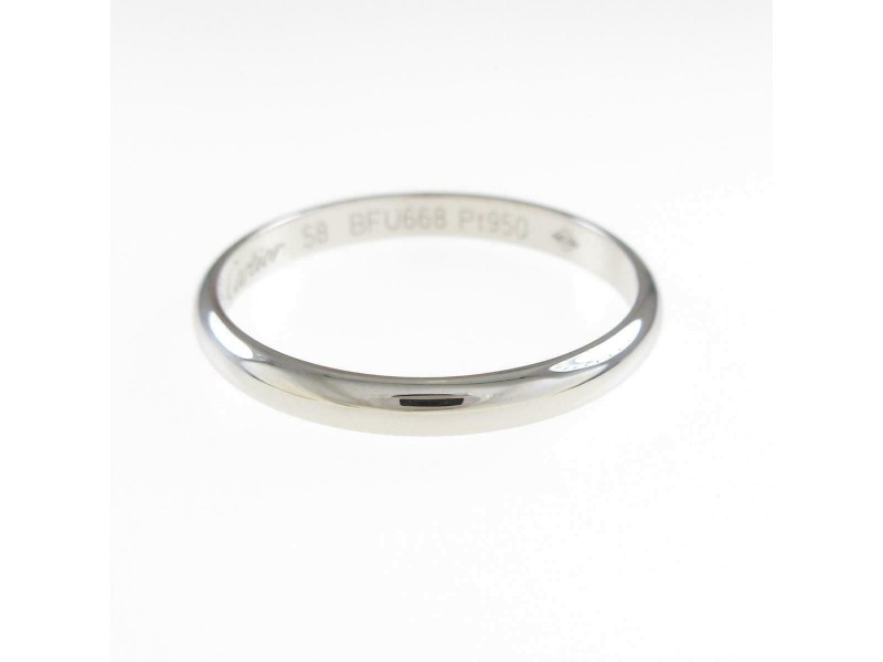 Cartier 950 Platinum wedding Ring LXGYMK-709
