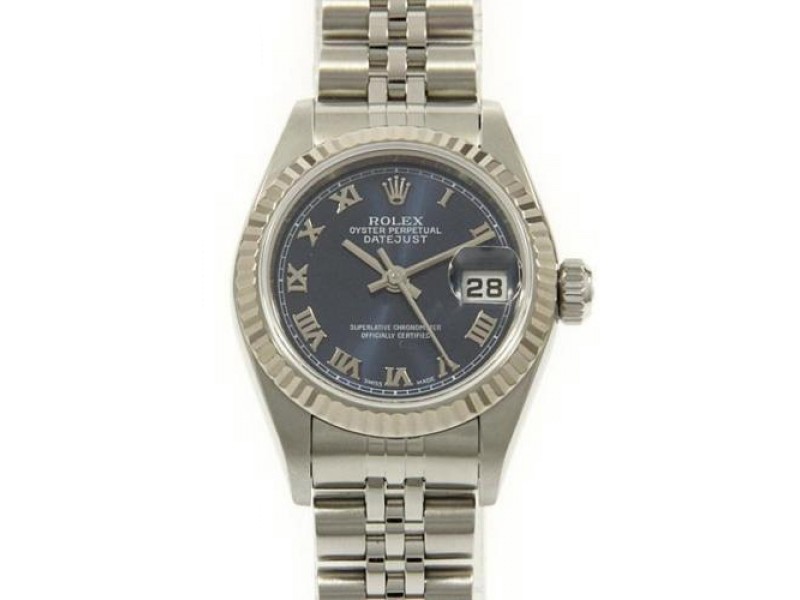 Rolex Datejust 79174 White Gold & Stainless Steel 26mm Womens Watch