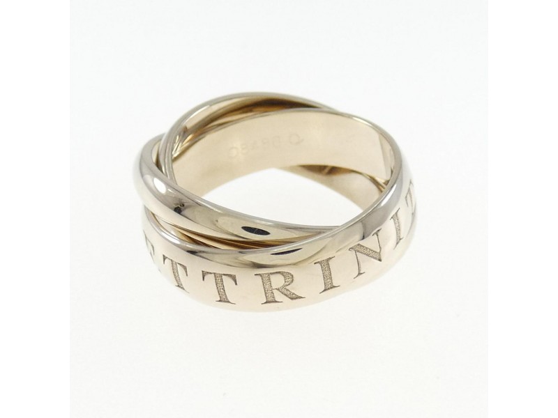 Cartier Trinity 18k White Gold Ring LXGKM-240