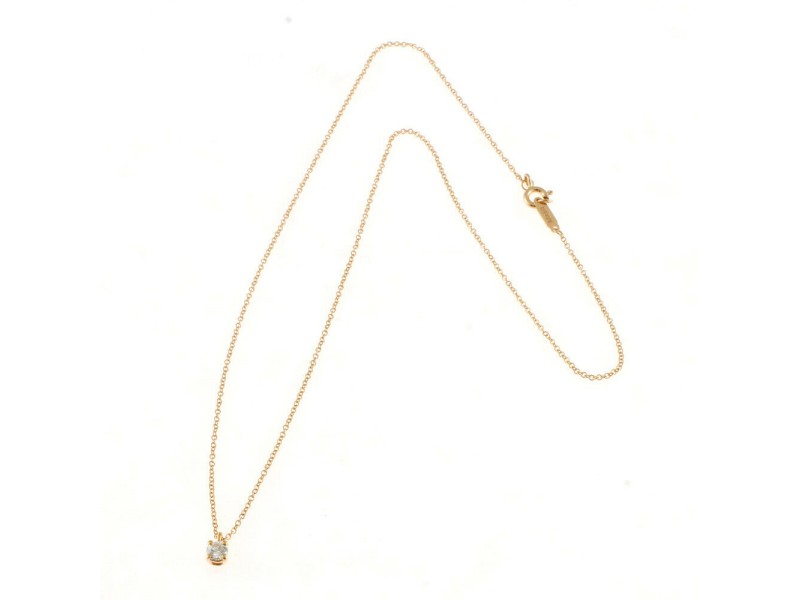 TIFFANY & Co 18K Pink Gold Necklace LXKG-73