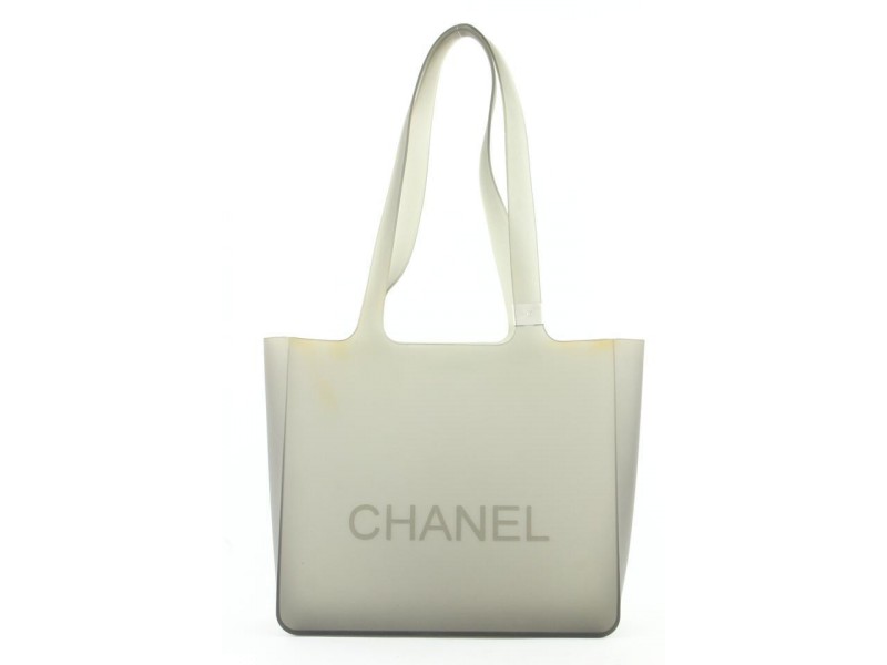 Chanel Charcoal Grey Jelly Tote bag 8CC719