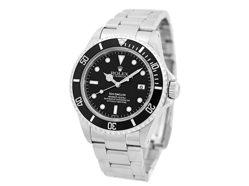 Rolex Stainless Steel Rolex "Sea-Dweller Date" 40mm Watch 