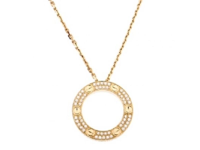 Cartier Love necklace 6 Diamonds, Women's Fashion, Jewelry & Organisers,  Necklaces on Carousell