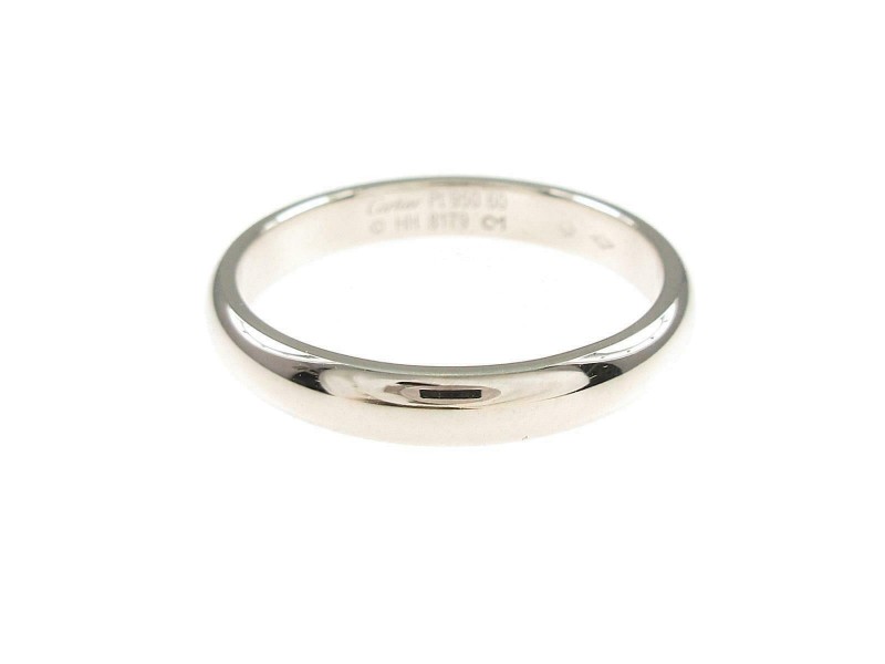 Cartier 950 Platinum wedding Ring LXGYMK-636