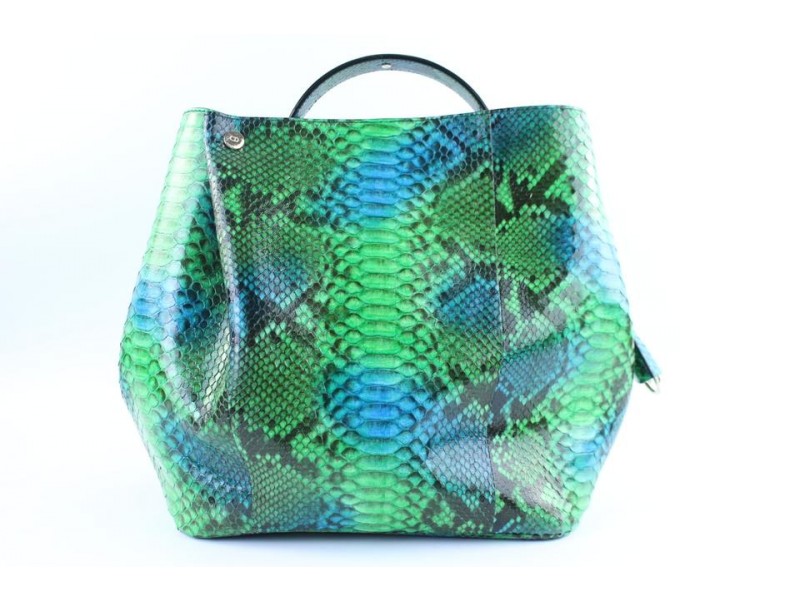 Dior Green Python Diorific Hobo 2way Bag 3DR01