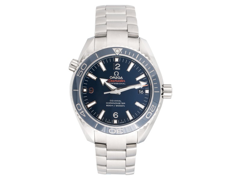 Omega Planet Ocean 232.30.44.22.03.001 Blue Dial Stainless Steel 43.5mm Mens Watch 