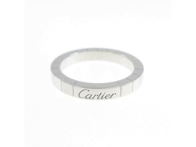 Cartier 18k White Gold Lanieres Ring LXGYMK-408