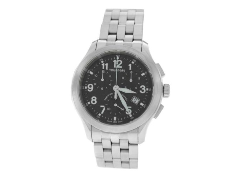 Mens Tourneau Sportgraph Date Chronometer Super Quartz 42MM Watch